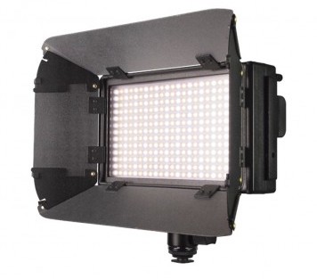 Lishuai lampa diodowa LED-312AS BiColor LCD + Akcesoria