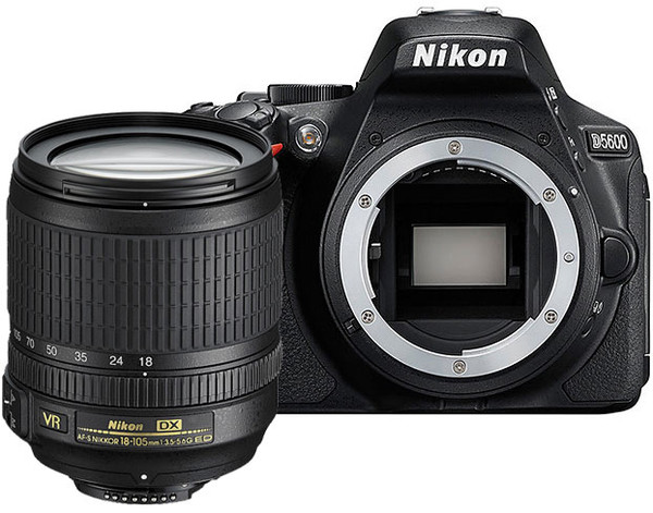 Lustrzanka Nikon D5600 + Nikkor AF-S DX 18-105mm f/3,5-5,6G VR