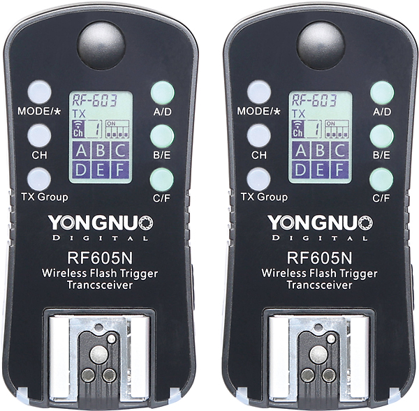 Yongnuo wyzwalacz radiowy RF-605N (2 szt.)