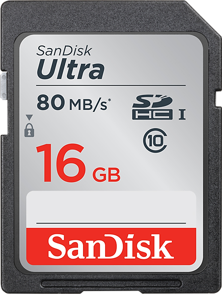 Karta pamięci SanDisk SDHC Ultra 16GB (80MB/s)