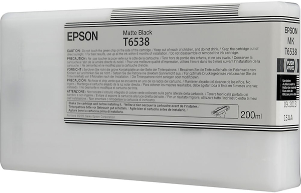 Tusz Epson T6538 Matte Black do drukarki Stylus Pro 4900 - outlet