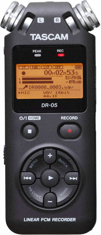 Rejestrator dźwięku Tascam DR-05 V2