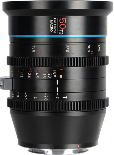Obiektyw filmowy sferyczny Sirui Jupiter 50mm T2.0 Makro - Canon EF