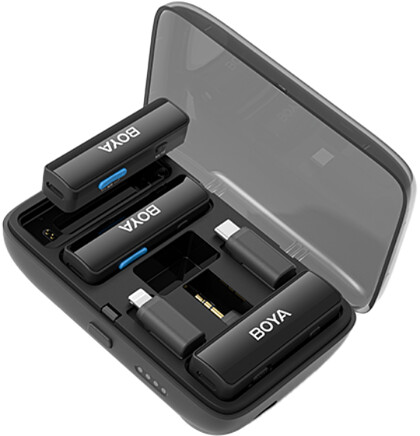 Zestaw bezprzewodowy BoyaLink - USB-C, Ligtning, jack 3,5mm TRS - Oferta EXPO2024
