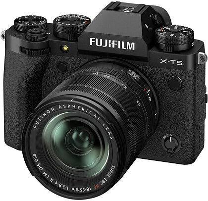 Bezlusterkowiec Fujifilm X-T5 czarny + Fujinon XF 16-80mm f4 OiS R WR