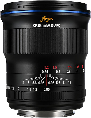 Obiektyw Laowa 25 mm f/0,95 Argus APO CF do Sony E