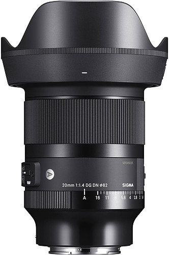 Obiektyw Sigma 20mm f/1,4 DG DN Art (Sony E) - 3 letnia gwarancja -  kup jeszcze taniej o 200zł wpisując kod SIGMA200