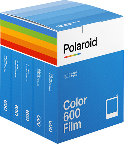 Wkład Polaroid COLOR 600 Film (White Frame) [5-pack] | Majówka 2024