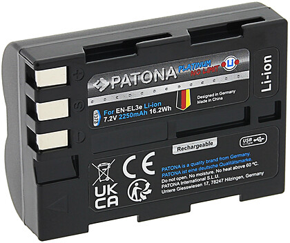 Akumulator Patona zamiennik Nikon EN-EL3e z USB-C Platinium - Oferta EXPO2024