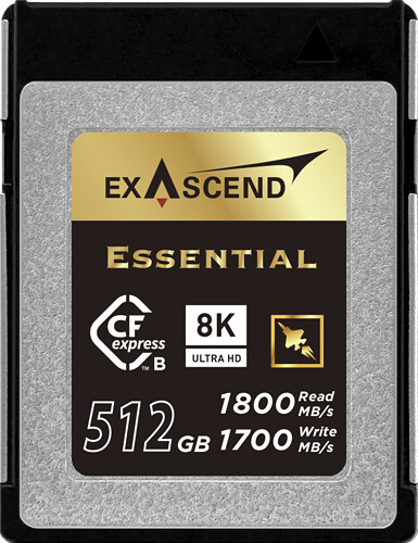 Karta pamięci Exascend CFexpress 512GB Type B Essential (1800MB/s)