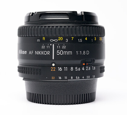 Obiektyw Nikkor AF 50mm f/1,8D - sn:795832 - Używany