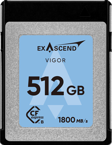 Karta pamięci Exascend CFexpress 512GB Type B Vigor (1800MB/s)