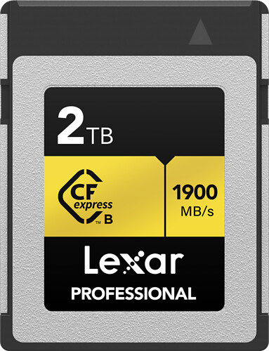 Karta pamięci Lexar CFexpress 2TB Pro Type B Gold (1900MB/s) + Lexar czytnik CFexpress Type B USB-C gratis