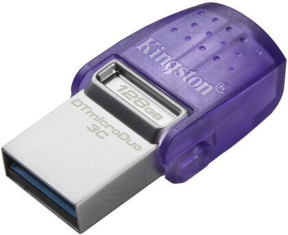 Pendrive Kingston Data Traveler microDuo 3C USB-A/USB-C 128GB (DTDUO3CG3/128GB)