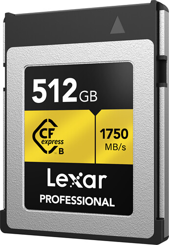 Karta pamięci Lexar CFexpress 512GB Pro Type B Gold (1750MB/s) + Lexar czytnik CFexpress Type B USB-C gratis