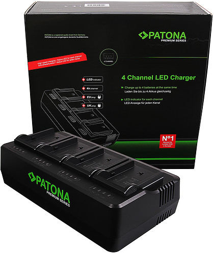 Ładowarka Patona 4-kanałowa do akumulatorów Sony BP-U