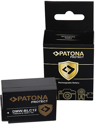 Akumulator Patona zamiennik Panasonic DMW-BLC12E PROTECT
