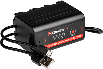 Akumulator Quadralite NP-750Pro-USB zamiennik Sony NP-F750