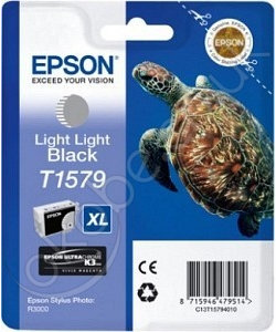 Tusz Epson T1579 Light Light Black (R3000) - wyprzedaż