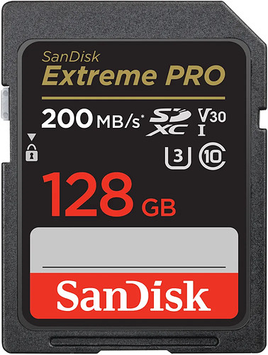 Karta pamięci SanDisk SDXC Extreme PRO 128GB (200MB/s) V30 UHS-I U3/SDSDXXD-128G-GN4IN - Oferta EXPO2024