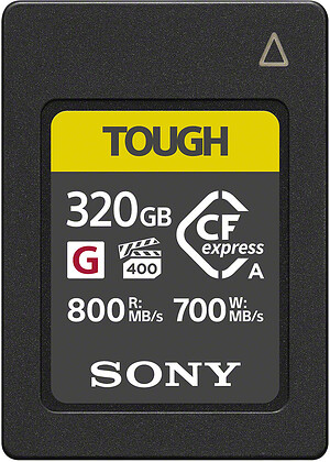 Karta pamięci Sony CFexpress 320GB Type A (800MB/s) TOUGH CEAG320T.SYM - Oferta EXPO2024