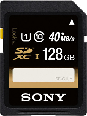 Karta pamięci Sony SDXC 128GB 40mb/s (SF-G1UY)!