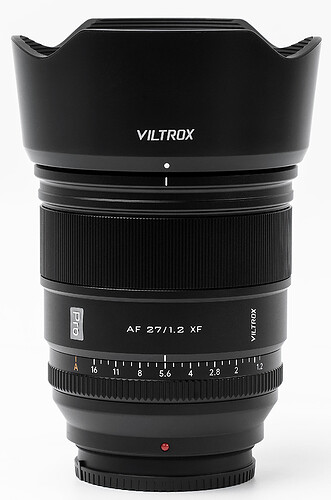 Obiektyw Viltrox AF 27mm f/1.2 Fuji X