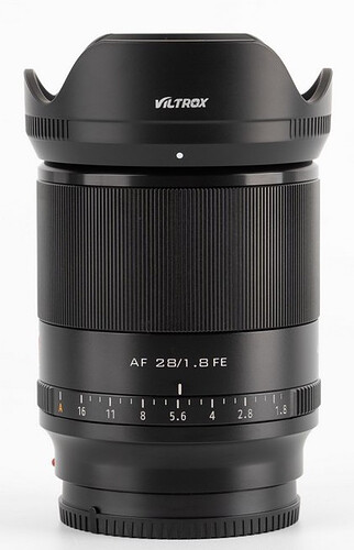 Obiektyw Viltrox AF 28mm f/1,8 (Sony FE)