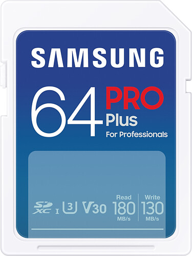 Karta Pamięci Samsung SDXC 64GB PRO Plus 2023 (180/130MB/s) (MB-SD64S/EU)  - Oferta EXPO2024