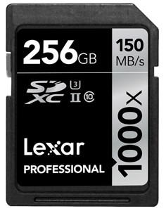 Karta pamięci Lexar SDXC 256GB 1000x (150MB/s) Professional