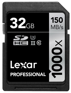 Karta pamięci Lexar SDHC 32GB 1000x (150MB/s) Professional