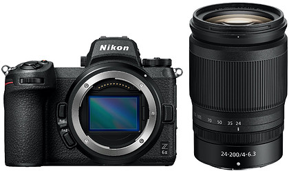 Bezlusterkowiec Nikon Z6 II + 24-200 mm f/4-6.3 VR + adapter Nikon FTZ II | Dodatkowy rabat na wybrane obiektywy!
