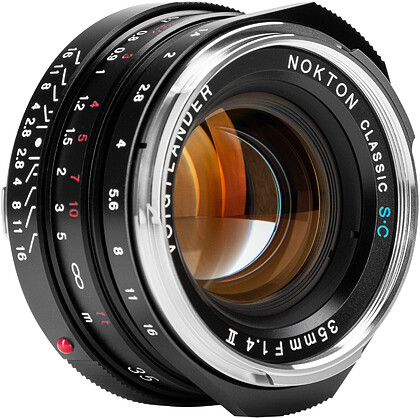 Obiektyw Voigtlander Nokton Classic II 35mm f/1,4 do Leica M - SC