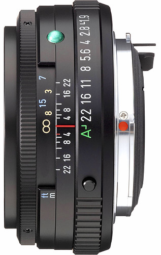 Obiektyw Pentax HD PENTAX-FA 43mm f/1.9 Limited (czarny)