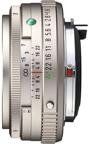 Obiektyw Pentax HD PENTAX-FA 43mm f/1.9 Limited (srebrny)