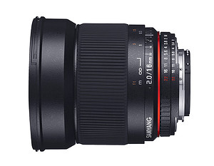 Obiektyw Samyang 16mm f/2,0 ED AS UMC CS (Nikon AE)