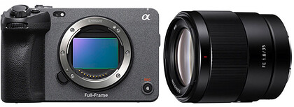 Kamera Sony FX3 + Obiektyw Sony FE 35mm f/1.8 SEL35F18F.SYX