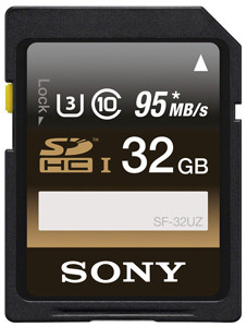 Karta pamięci Sony SDHC UHS-I 32GB (95MB/s) (SF-32UZ)