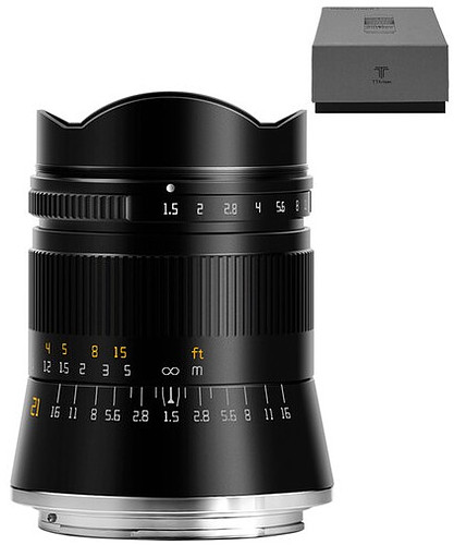 Obiektyw TTArtisan 21mm f/1,5 czarny - mocowanie Sony E