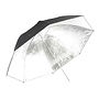 Quadralite parasolka srebrna 91 cm